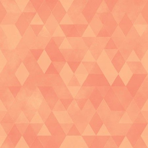  Watercolour Polygonal Triangles - Peach