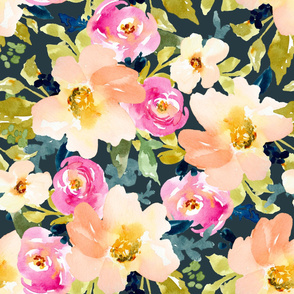 Portadown Watercolor Floral