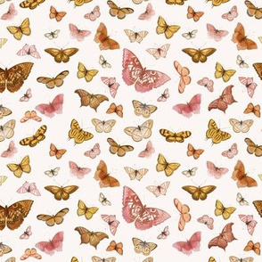 Butterfly Rose Gold Mustard vII