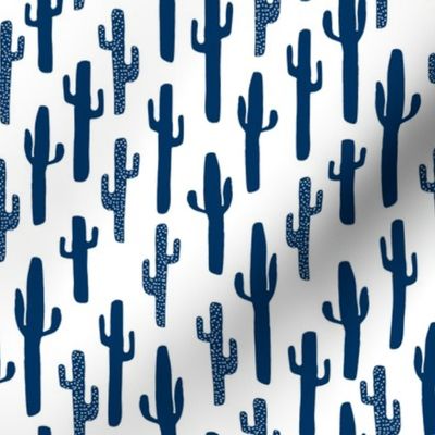 cactus // kids cactus desert southwest cute boys room arizona navy blue cactus texas fabric for boys room