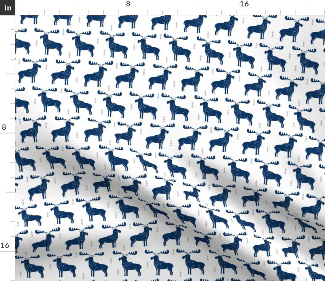 moose // navy blue moose kids room canada nursery baby boy 