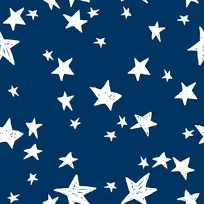 stars // navy blue stars kids nursery baby 