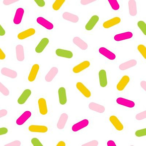 donut sprinkles girls sweet pink and yellow party food ice cream sprinkles cute girls