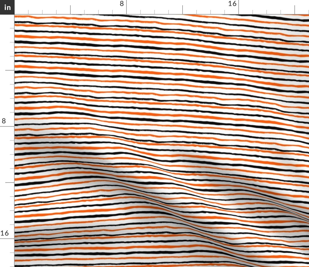 halloween stripes orange and black fall halloween fabric