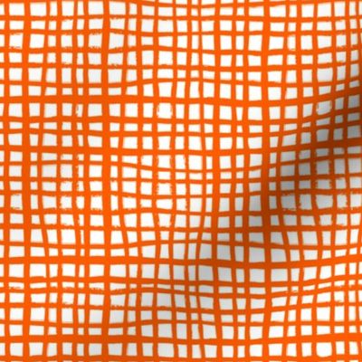 orange grid painted stripes kids halloween costume halloween fabric