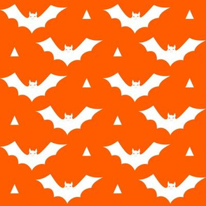 halloween bat orange kids scary spooky orange