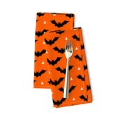 halloween bat orange and black kids costume  october halloween fabric