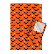 halloween bat orange and black kids costume  october halloween fabric