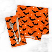 halloween bat orange and black kids costume  october halloween fabric