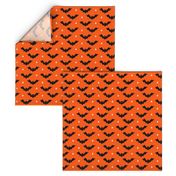 halloween bat orange and black kids costume  october halloween fabric