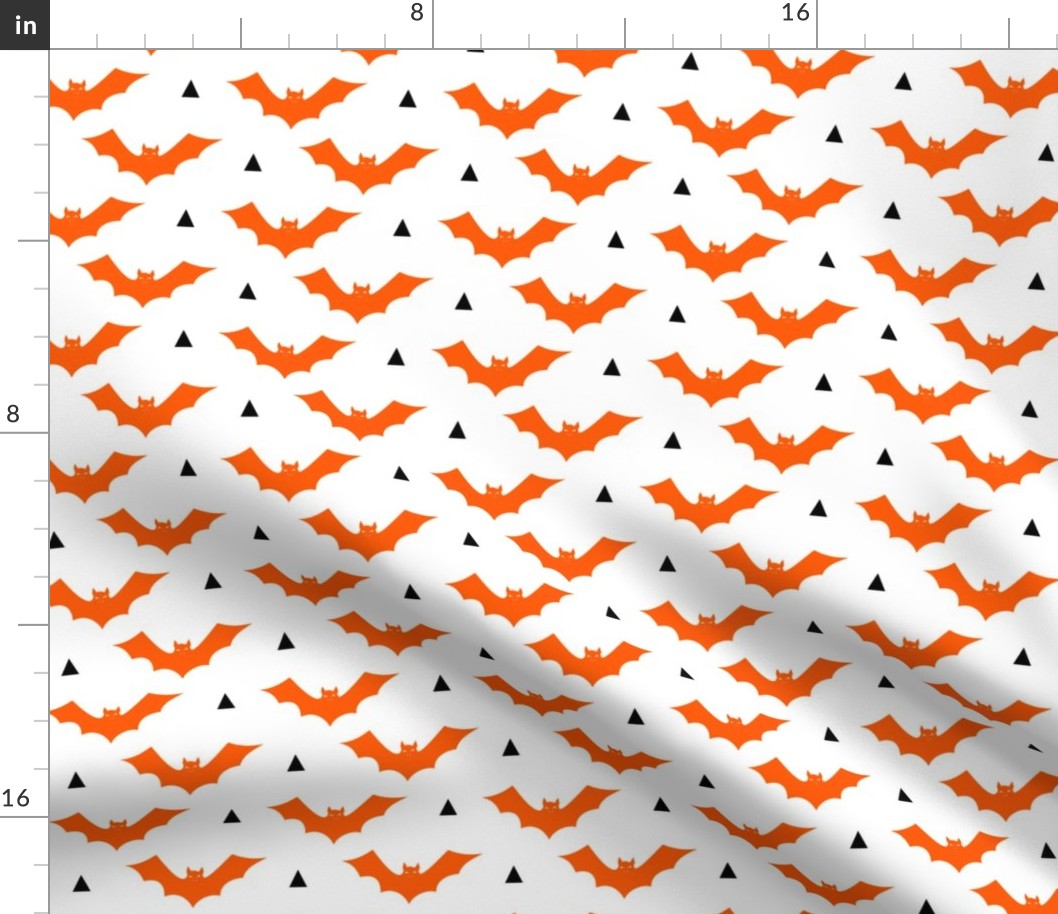 halloween bat orange and black kids costume  october halloween fabric