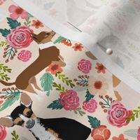 Chihuahua dogs dog cute florals fabric best dog fabric