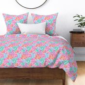 Bed Of Flowers - Watercolor Floral Camouflage