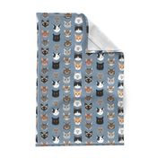 cat faces hello cats kitty cute faces cats fabric