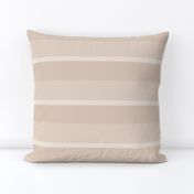 Wide Sandy Beige Horizontal Stripe