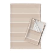 Wide Sandy Beige Horizontal Stripe