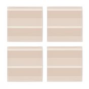 Wide Sandy Beige Horizontal Stripe