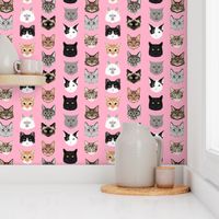 cat faces cute cats sweet kittens kitty cute c at fabrics