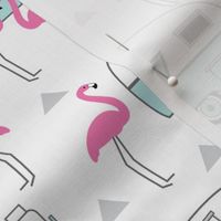 trailers-and-flamingos-on-white