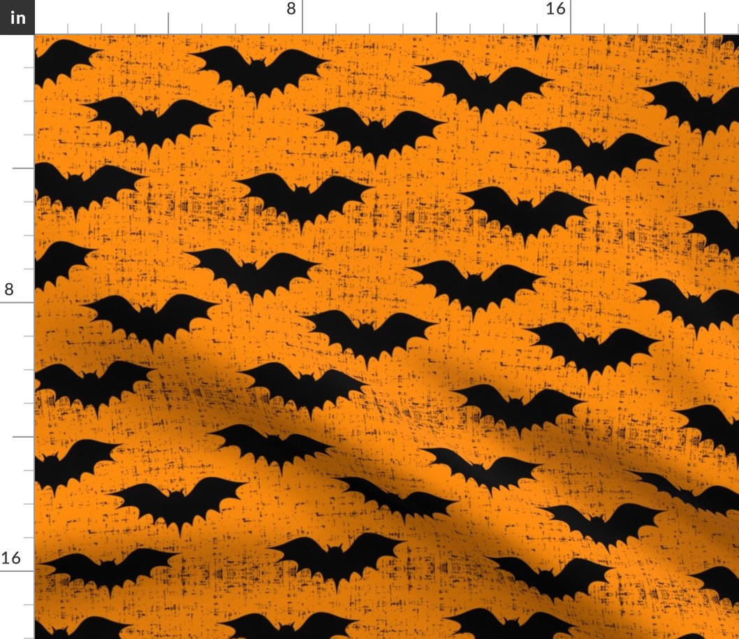 bats on orange 