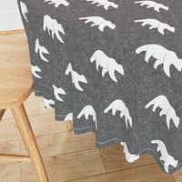 bear on linen (large scale) || the lumberjack collection