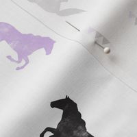 Wild horses (90) // purple distressed