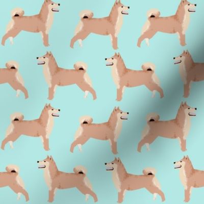 shiba inu sweet mint dog dogs Japanese dogs fabric cute shiba inu dog