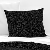 Black and White Scattered Polka Dots