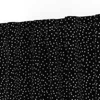 Black and White Scattered Polka Dots