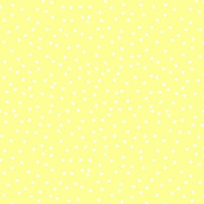 Lemon Yellow Swiss Dot