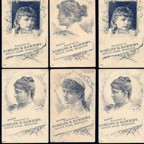 Victorian Ladies Advertising Cards