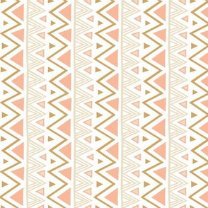 Pastel Tribal Coral- vertical