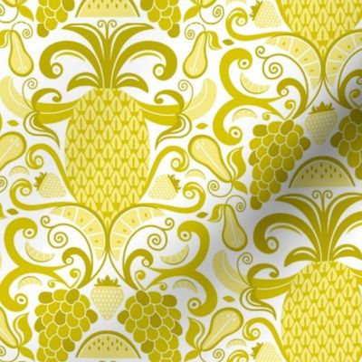 Ambrosia - Fruit Damask Pineapple Yellow Gold