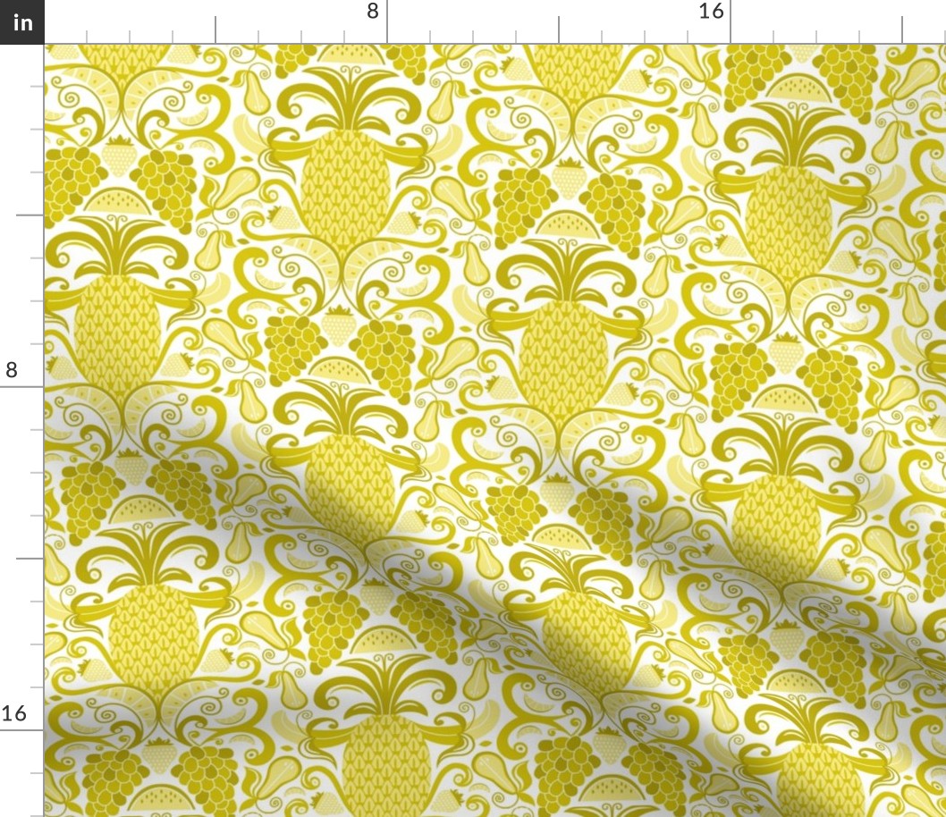 Ambrosia - Fruit Damask Pineapple Yellow Gold