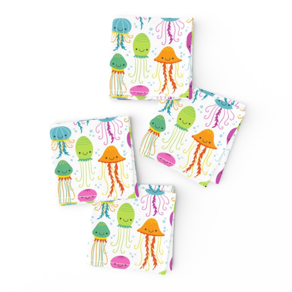 Cute Summer Jelly Fish, Colorful Kids Colors for the Beach