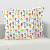 Cute Summer Jelly Fish, Colorful Kids Colors for the Beach