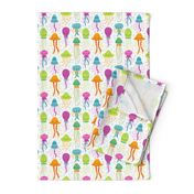 Cute Summer Jelly Fish, Colorful Kids Colors for the Beach