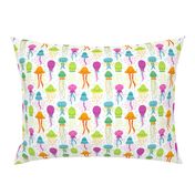 Cute Summer Jelly Fish, Colorful Kids Colors for the Beach