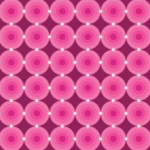 Little Disks (plum pink)