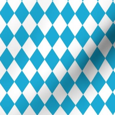 German Oktoberfest Beer Blue Diamond Pattern