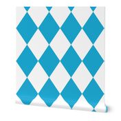 German Oktoberfest Beer Blue Diamond Pattern
