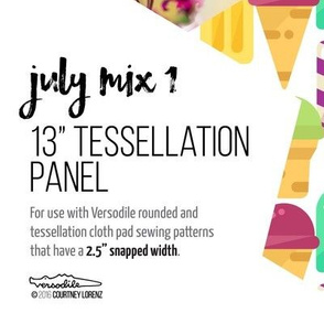 13in Tessellation Pad Panel Full Yard July Mix 1