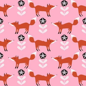 fox // fall autumn woodland pink girls sweet foxes animals woodland creatures 