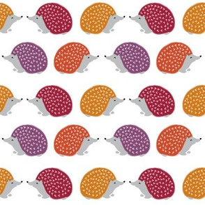 hedgehog // fall autumn hedgie cute woodland animal fabric