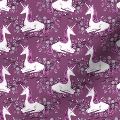 unicorn // purple autumn fall winter kids girls purple unicorns