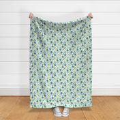 tropical palm print // kids blue and green surf hawaii tropical palm print boardshorts tropical swimsuit