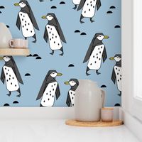 penguins // penguin pingu winter bird antarctic kids cute bird design