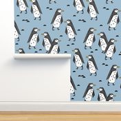 penguins // penguin pingu winter bird antarctic kids cute bird design