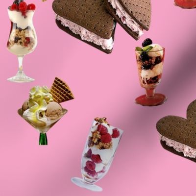 Various Ice Cream (Pink)