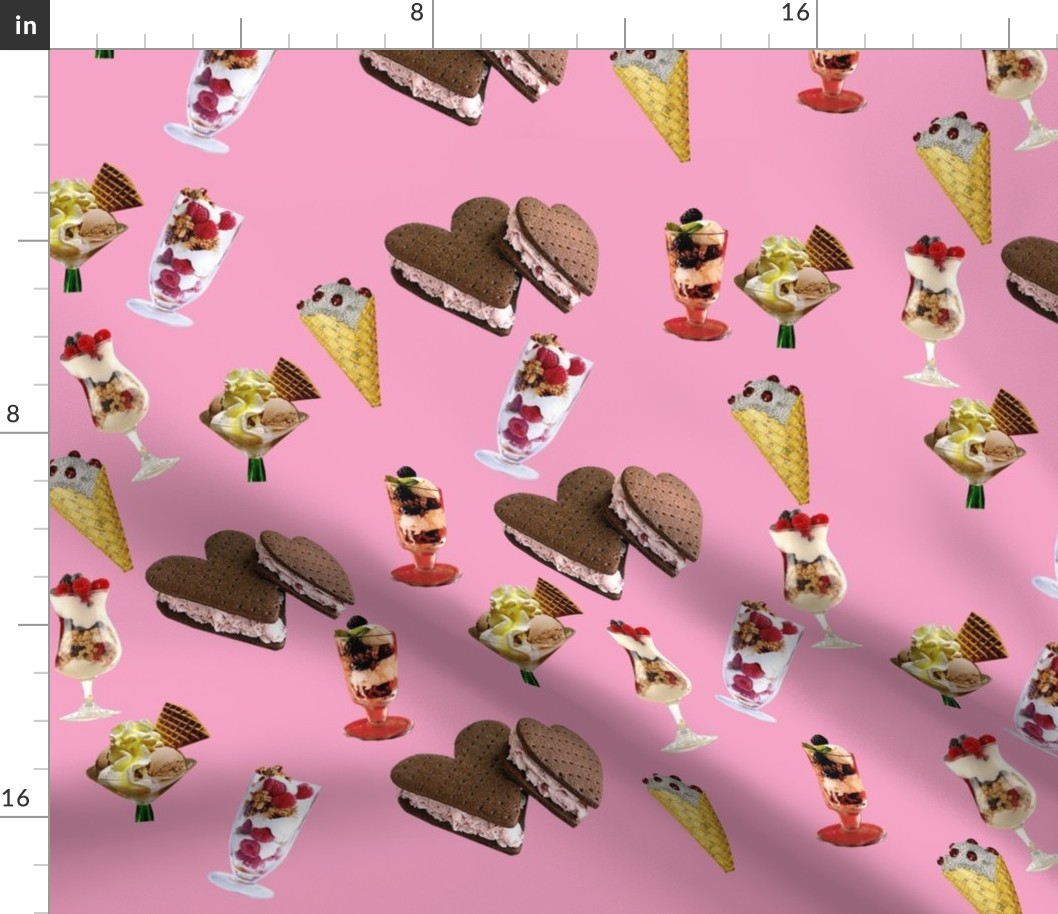 Various Ice Cream (Pink)